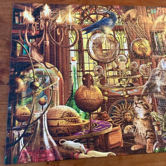 Ravensburger Brown and Gold Puzzle 1000 Piece Game - Picture 3 of 10